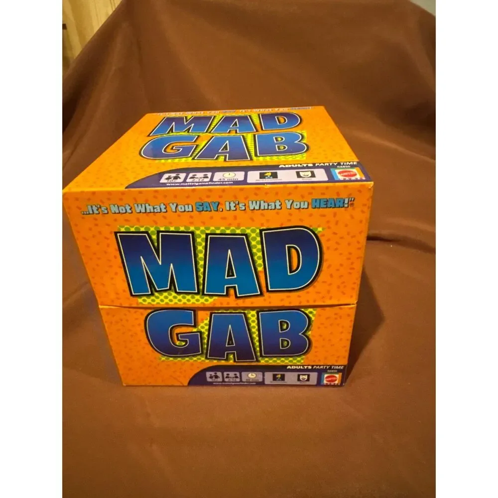 Mad Gab Game Party Family Game Complete